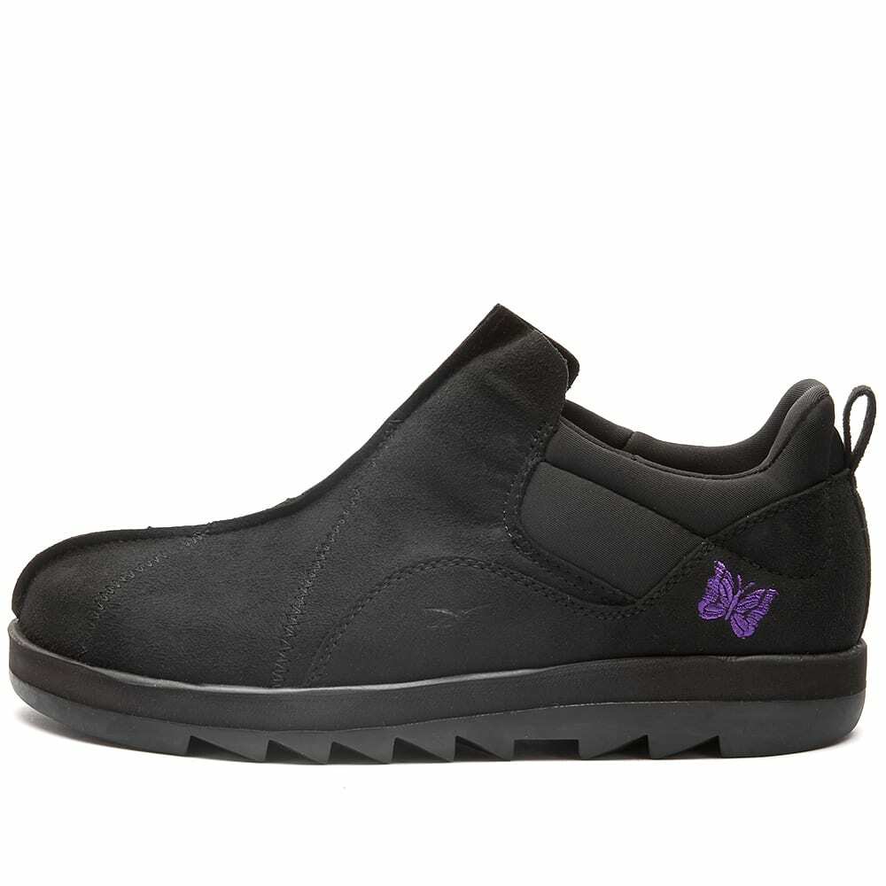 Reebok x Needles Beatnik Moc Sneakers in Core Black/Purple Reebok