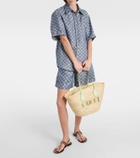 Gucci Small logo raffia basket bag