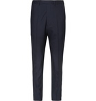 Officine Generale - Jacques Piped Wool Trousers - Men - Navy