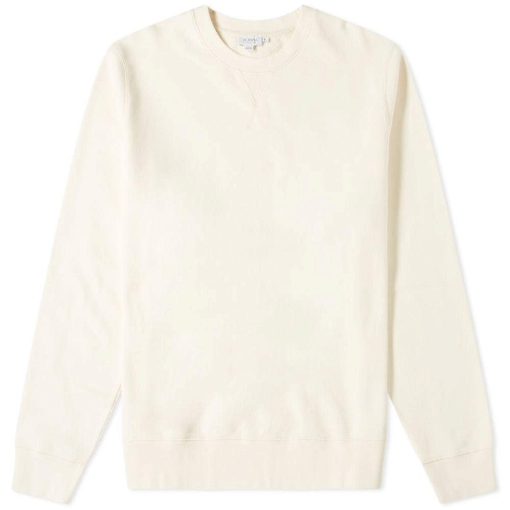 Photo: Sunspel Loopback Sweat Top Archive White