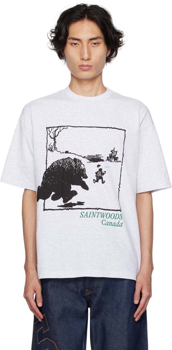 Photo: Saintwoods Gray Run 4 Yer Life T-Shirt
