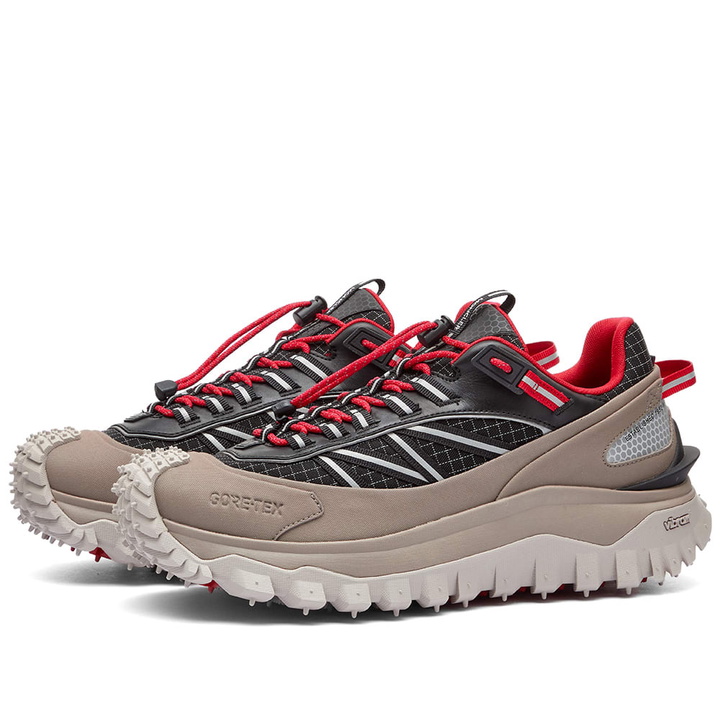 Photo: Moncler Men's Trailgrip GTX Sneakers in Black/Khaki