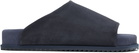 YUME YUME Navy Finn Slider Sandals
