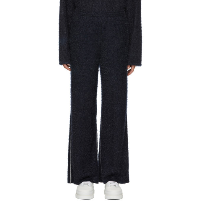 Photo: MM6 Maison Martin Margiela Blue Sparkling Knit Lounge Pants