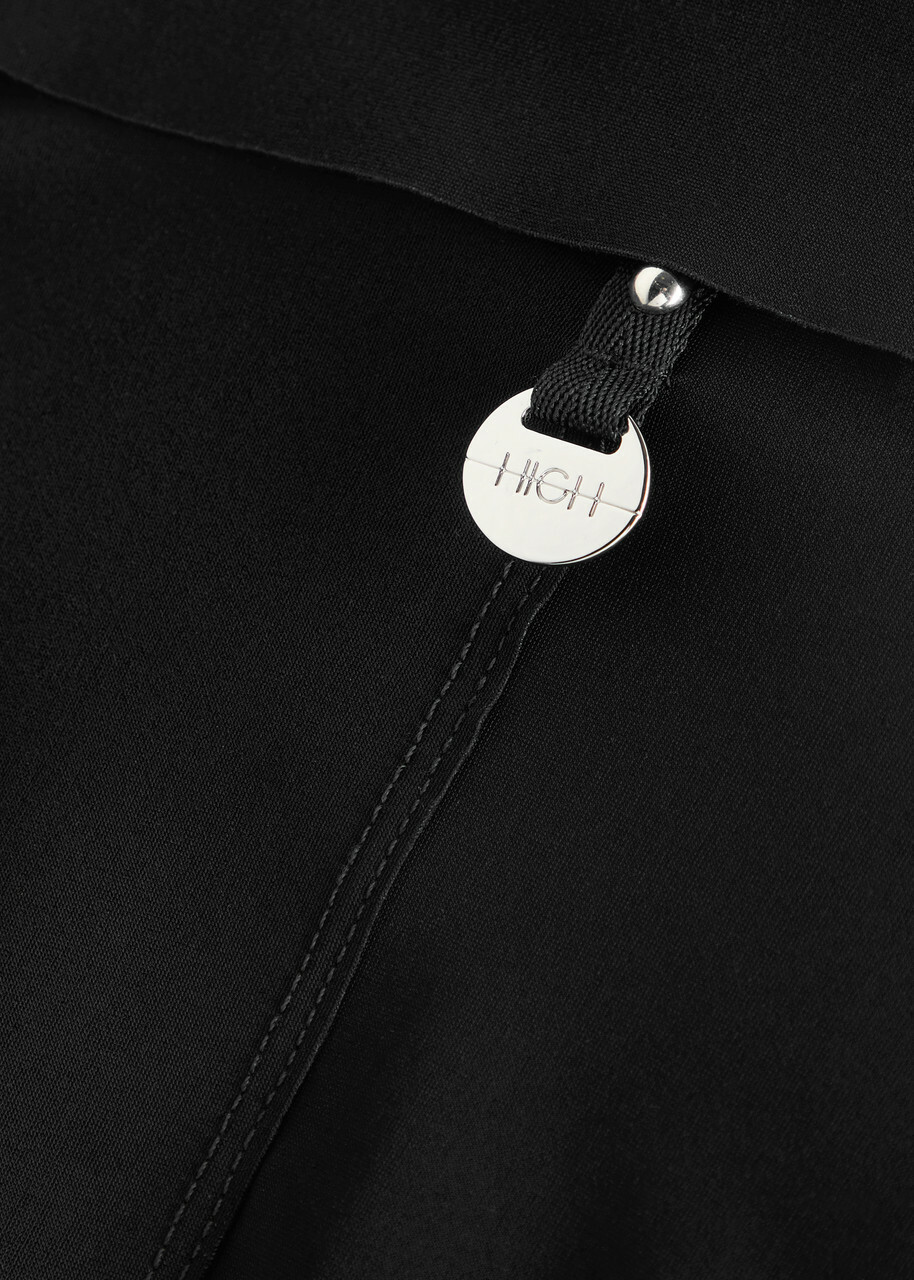 High In Keeping Stretch-jersey Blazer Black