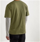 WTAPS - Logo-Print Cotton-Jersey T-Shirt - Green