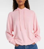 Hunza G Logo cotton terry hoodie