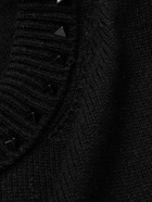 Valentino - Studded Cashmere Sweater - Black