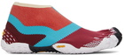 Suicoke Red & Blue NIN-LO FiveFingers Sneakers