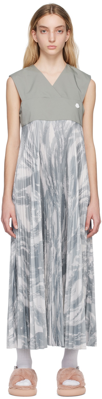 Moncler Genius 4 Moncler Hyke Taupe Cashmere Knit Dress