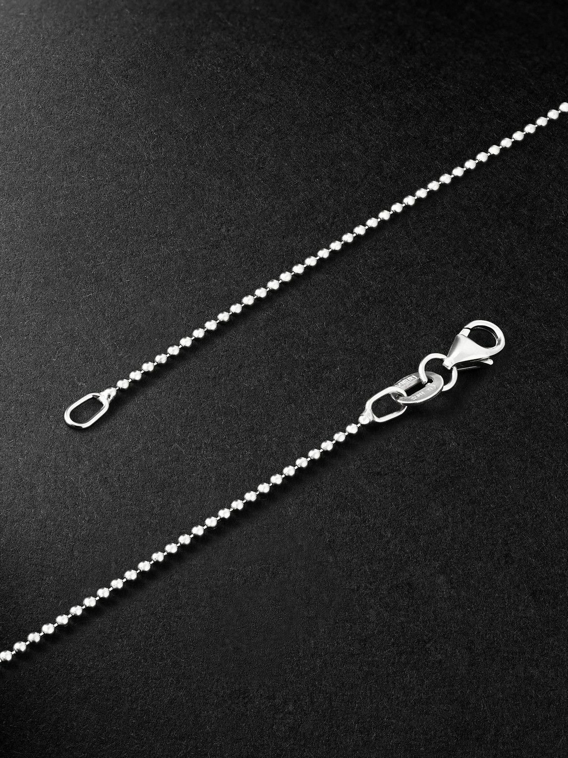 EÉRA - Tag White Gold Diamond Pendant Necklace