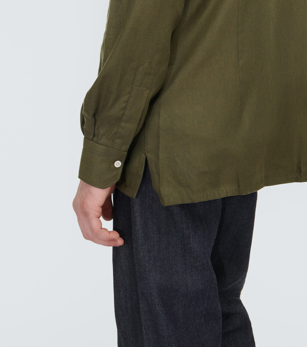 Kiton Cotton and lyocell shirt