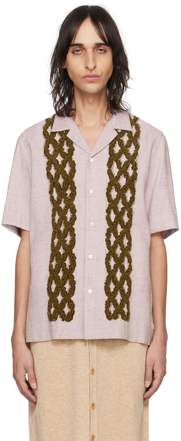 Dries Van Noten Orange Purple Shirts & Blouses main image 1