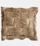 The House of Lyria Bolma wool and cotton pillow