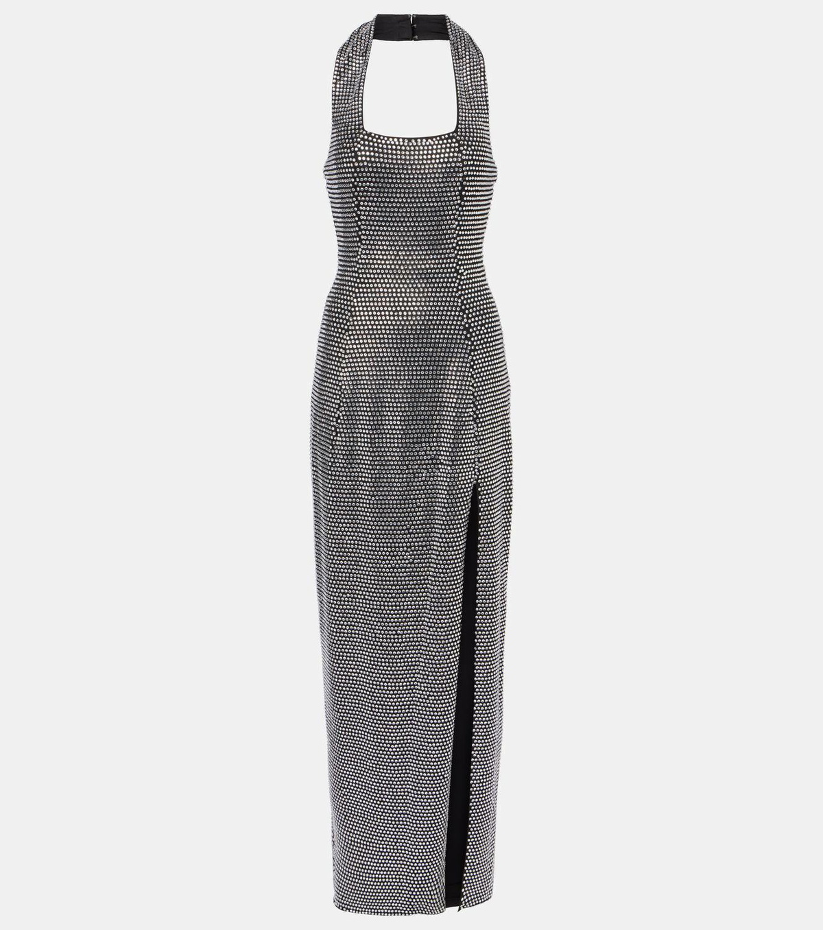 Area Embellished halterneck gown