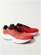 Saucony - Axon 3 Rubber-Trimmed Mesh Running Sneakers - Red