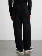 Rick Owens - Straight-Leg Knitted Cashmere-Blend Sweatpants - Black