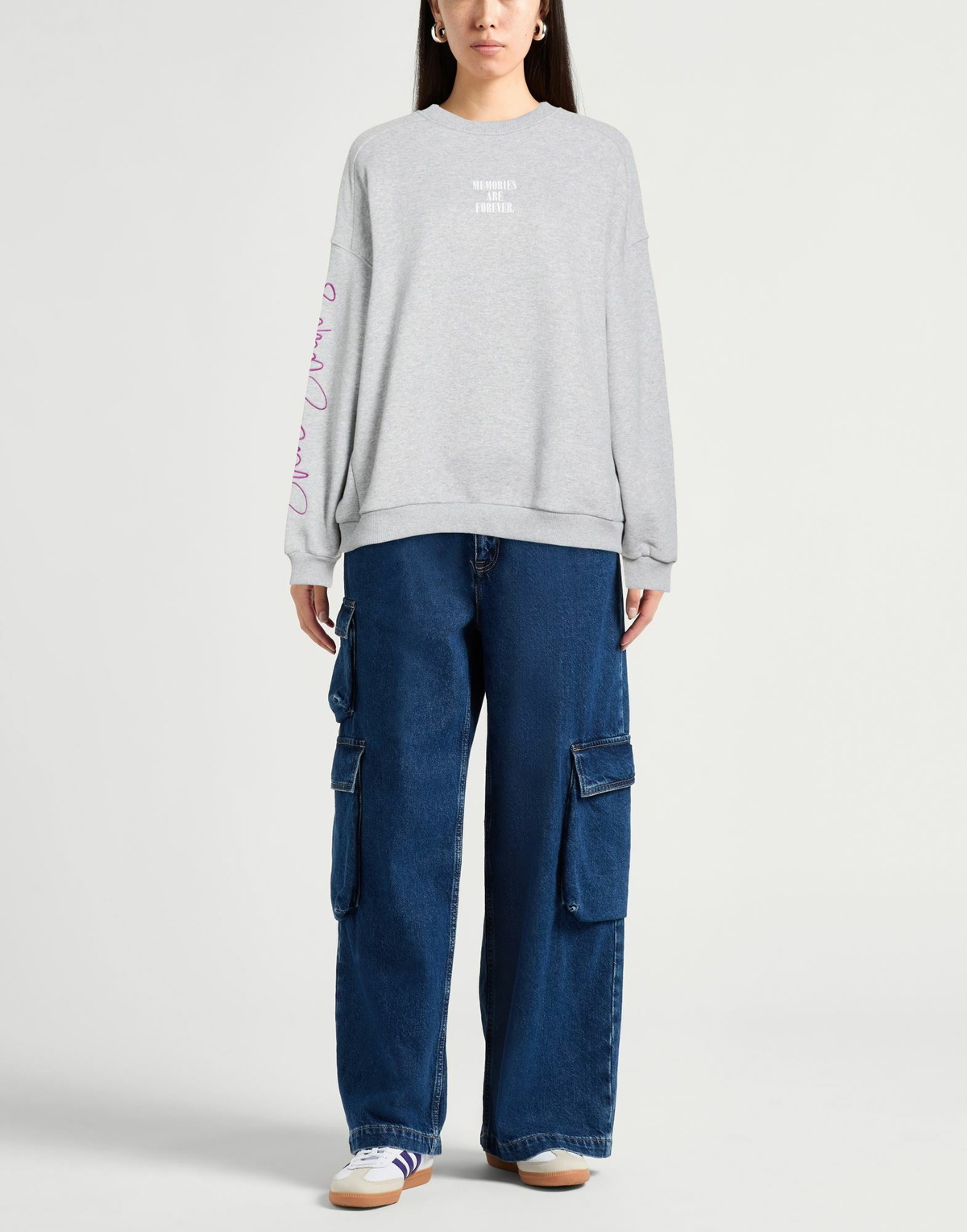 Shoe Womens Sweatshirt Light in Grey