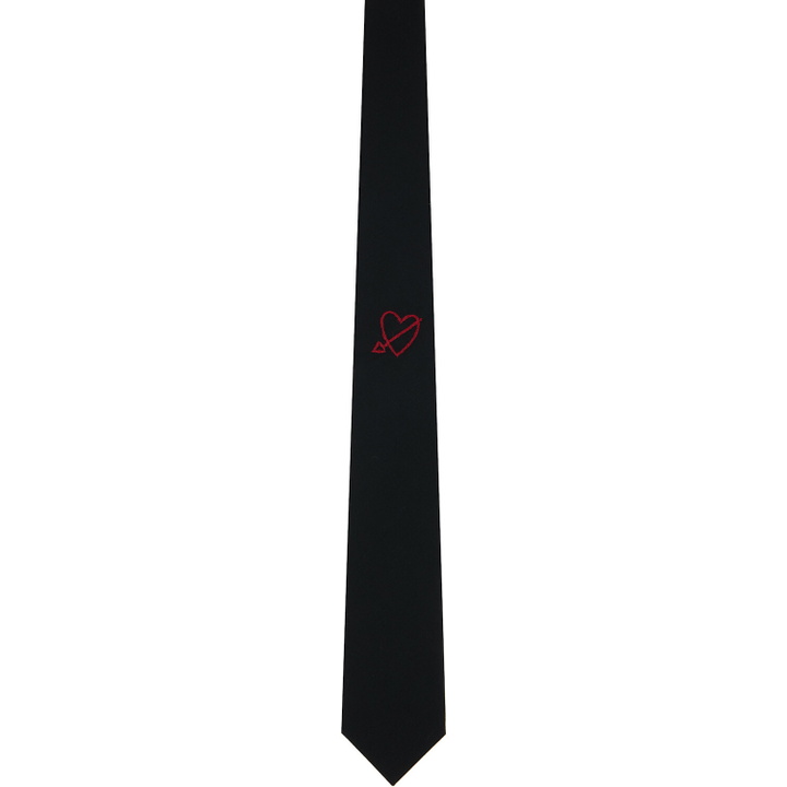 Photo: Ernest W. Baker Black Heart Embroidered Tie