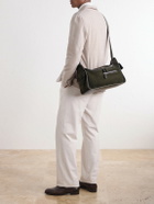 Berluti - Périple Barrel Leather-Trimmed Suede Messenger Bag