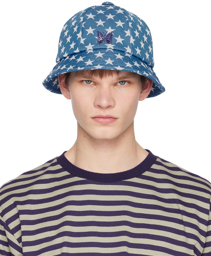 Photo: NEEDLES Blue Star Bucket Hat