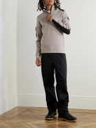 Canada Goose - Stormont Slim-Fit CORDURA-Trimmed Merino Wool Half-Zip Sweater - Gray