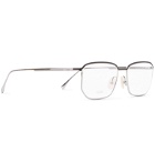 Fendi - Rectangle-Frame Silver-Tone Metal Optical Glasses - Silver