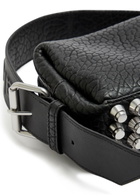 Alexander Wang Ricco Crocodile-effect Leather Shoulder bag - Black - One Size