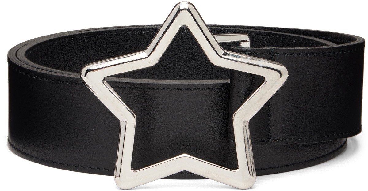 Ernest W. Baker Black Rose Buckle Belt Ernest W. Baker