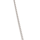 Tom Wood Men's 20.5" Curb Chain M in 925 Sterling Silver