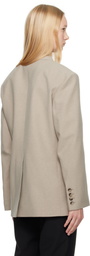 Nanushka Gray Diante Blazer