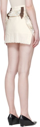 Vivienne Westwood Beige Frame Miniskirt