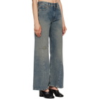 MM6 Maison Margiela Navy Wide Denim Jeans