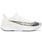 Nike Running - Zoom Fly 3 Vaporweave Running Sneakers - White