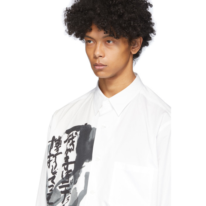 Yohji Yamamoto White Big Shirt Yohji Yamamoto