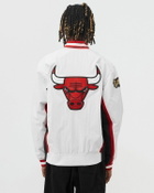 Mitchell & Ness NBA AUTHENTIC WARM UP FINALS JACKET CHICAGO BULLS 1997-98 White Mens College Jackets/Team Jacket