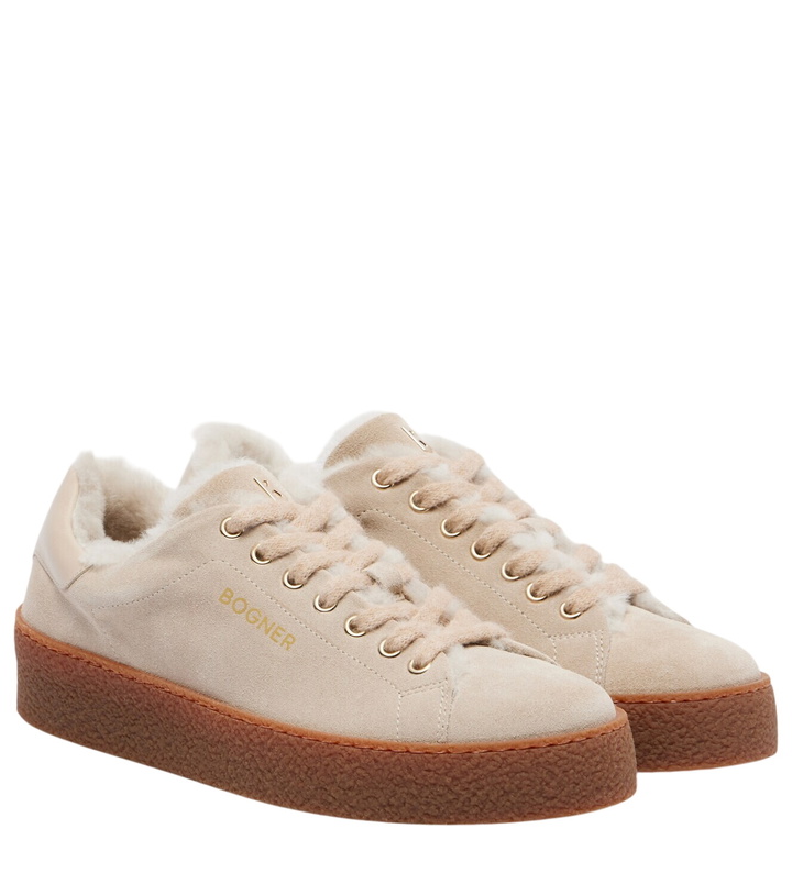 Photo: Bogner Lucerne shearling-lined suede sneakers
