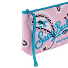 MC2 Saint Barth Aline Scuba Pochette With Pink Paisley Print