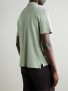Boglioli - Cotton and Linen-Blend Polo Shirt - Green