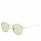 AKILA Osiris Sunglasses in Gold/Light Green 