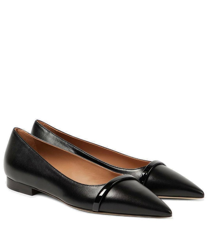 Photo: Malone Souliers Jhene leather ballet flats
