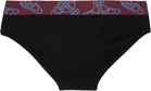 Vivienne Westwood Two-Pack Black Cotton Briefs