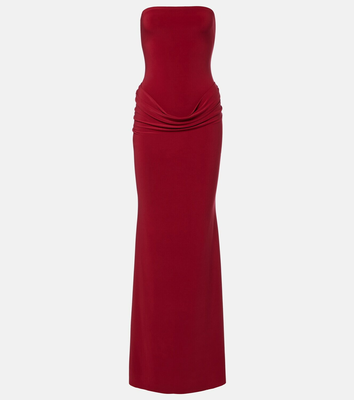 Bananhot Elice draped cotton maxi dress