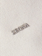 Zegna - Cabas Leather-Trimmed Cotton-Canvas Tote Bag