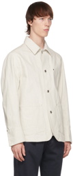 DOPPIAA Off-White Denim Aassalonne Jacket