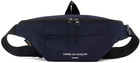 Comme des Garçons Homme Navy Cordura Messenger Bag