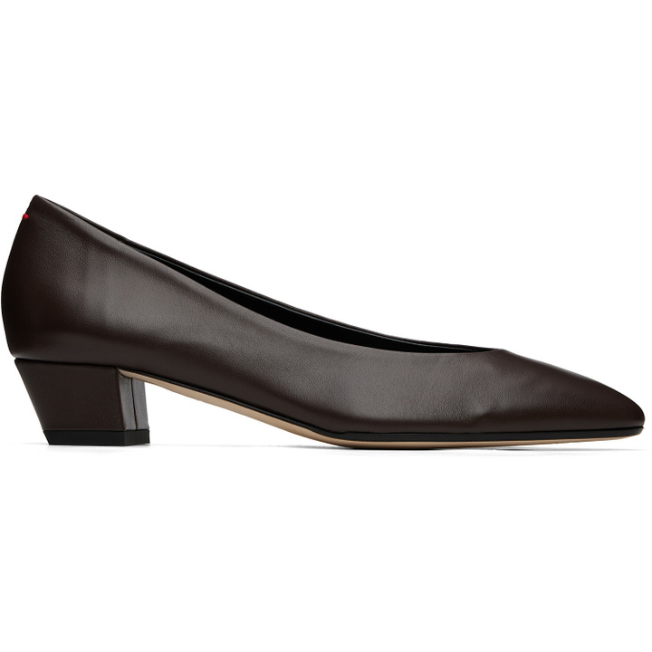 Photo: Aeyde Brown Helia Low-Cut Heels