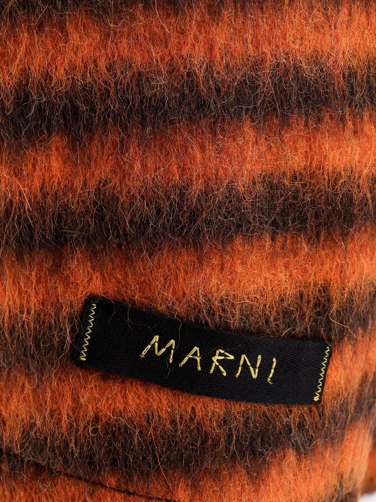 Marni Coat Orange Mens Marni