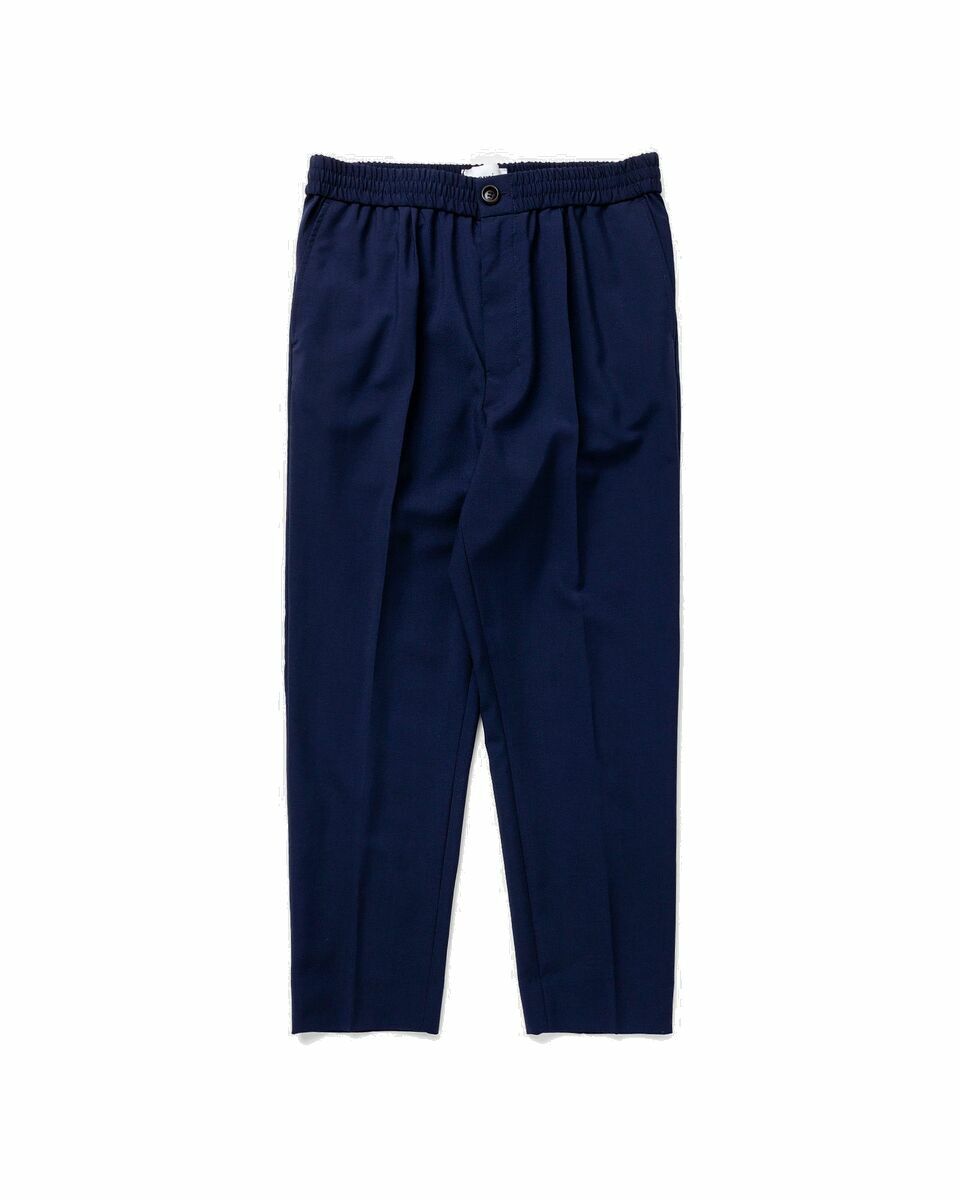 Photo: Ami Paris Elasticated Waist Pant Blue - Mens - Casual Pants