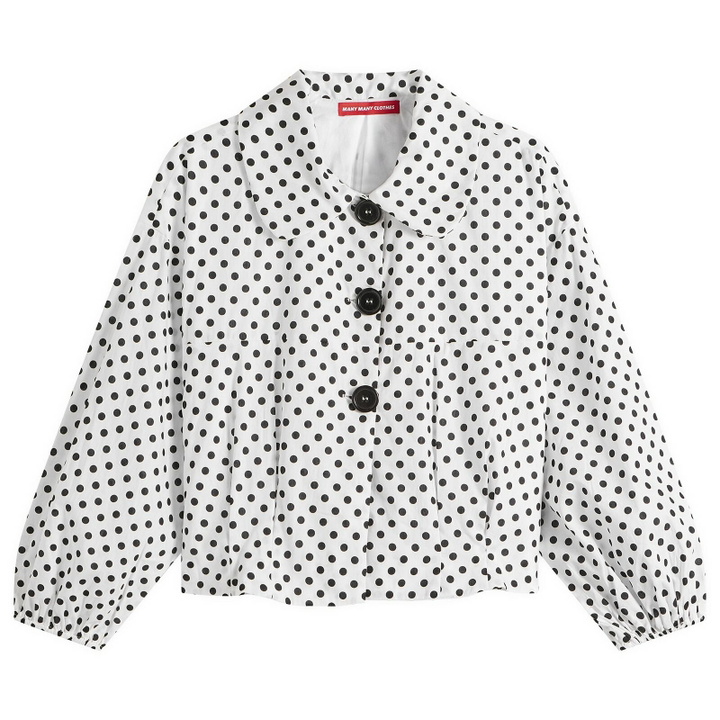 Photo: Many Many Clothes Women's The Lola Jacket in White Polka